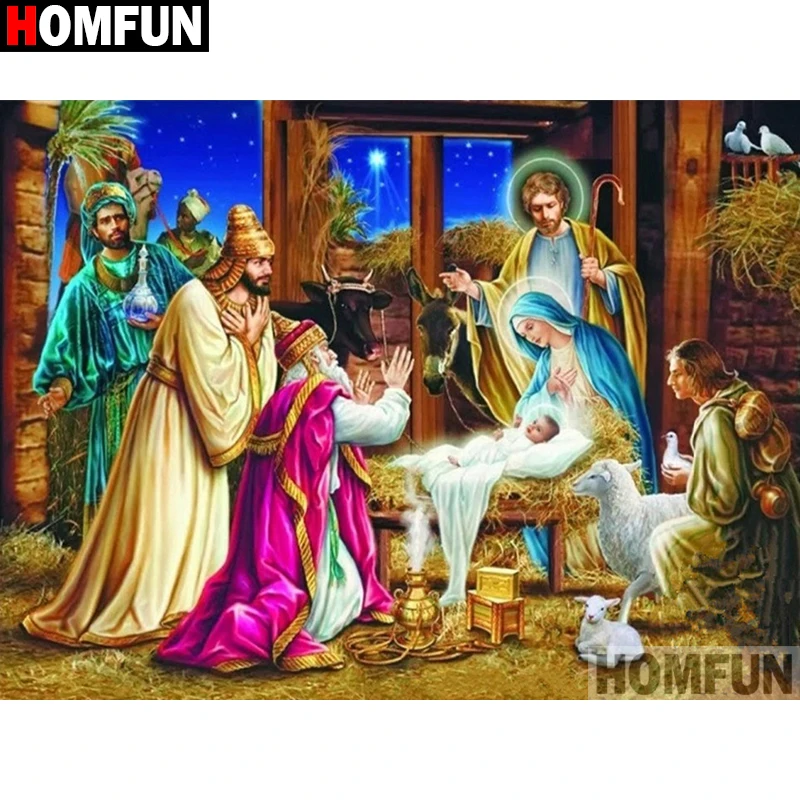 HOMFUN 5D DIY Diamond Embroidery Full Display "Religious figure" Diamond Painting Square/Round Rhinestones Decor Art A27648
HOMFUN 5D DIY Diamond Embroidery Full Display "Religious figure" Diamond Painting Square/Round Rhinestones Decor Art A27648