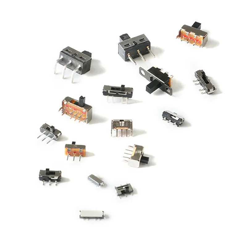 Toggle switch in-line horizontal patch small miniature toy power switch sliding position multiple specifications optional
Toggle switch in-line horizontal patch small miniature toy power switch sliding position multiple specifications optional