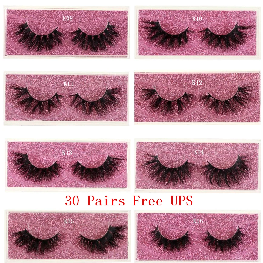 30 Pairs UPS Mink Eyelashes 3D Mink 100% Cruel Eyelashes Handmade Natural Reusable Small Eyelashes False Eyelash K01-K22 E1-E21
30 Pairs UPS Mink Eyelashes 3D Mink 100% Cruel Eyelashes Handmade Natural Reusable Small Eyelashes False Eyelash K01-K22 E1-E21