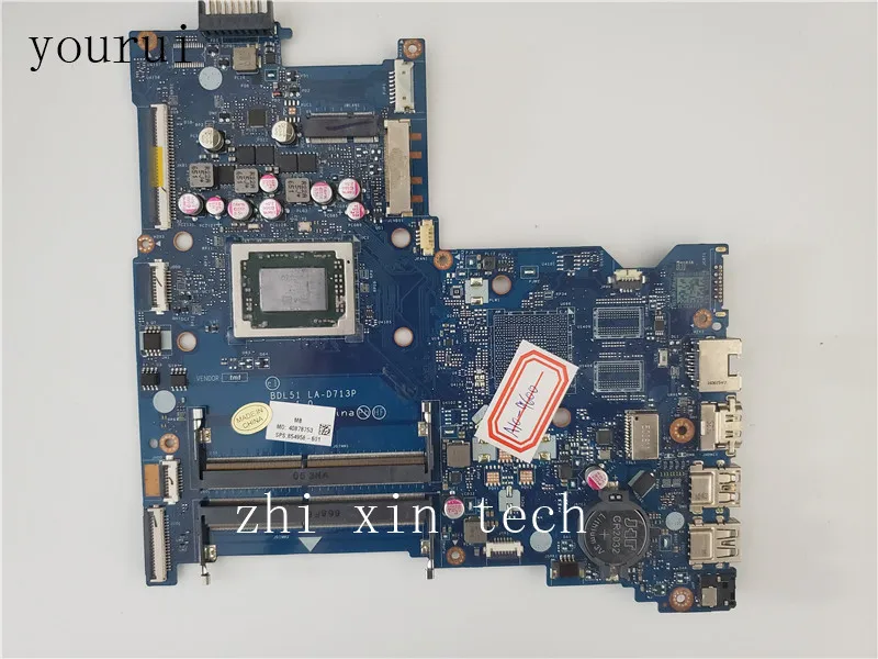 Yourui 854958-001 854958-601 BDL51 LA-D713P материнская плата для HP 15-B 15-BA материнская плата портативного компьютера с A10-9600P Полная проверка
Yourui 854958-001 854958-601 BDL51 LA-D713P материнская плата для HP 15-B 15-BA материнская плата портативного компьютера с A10-9600P Полная проверка