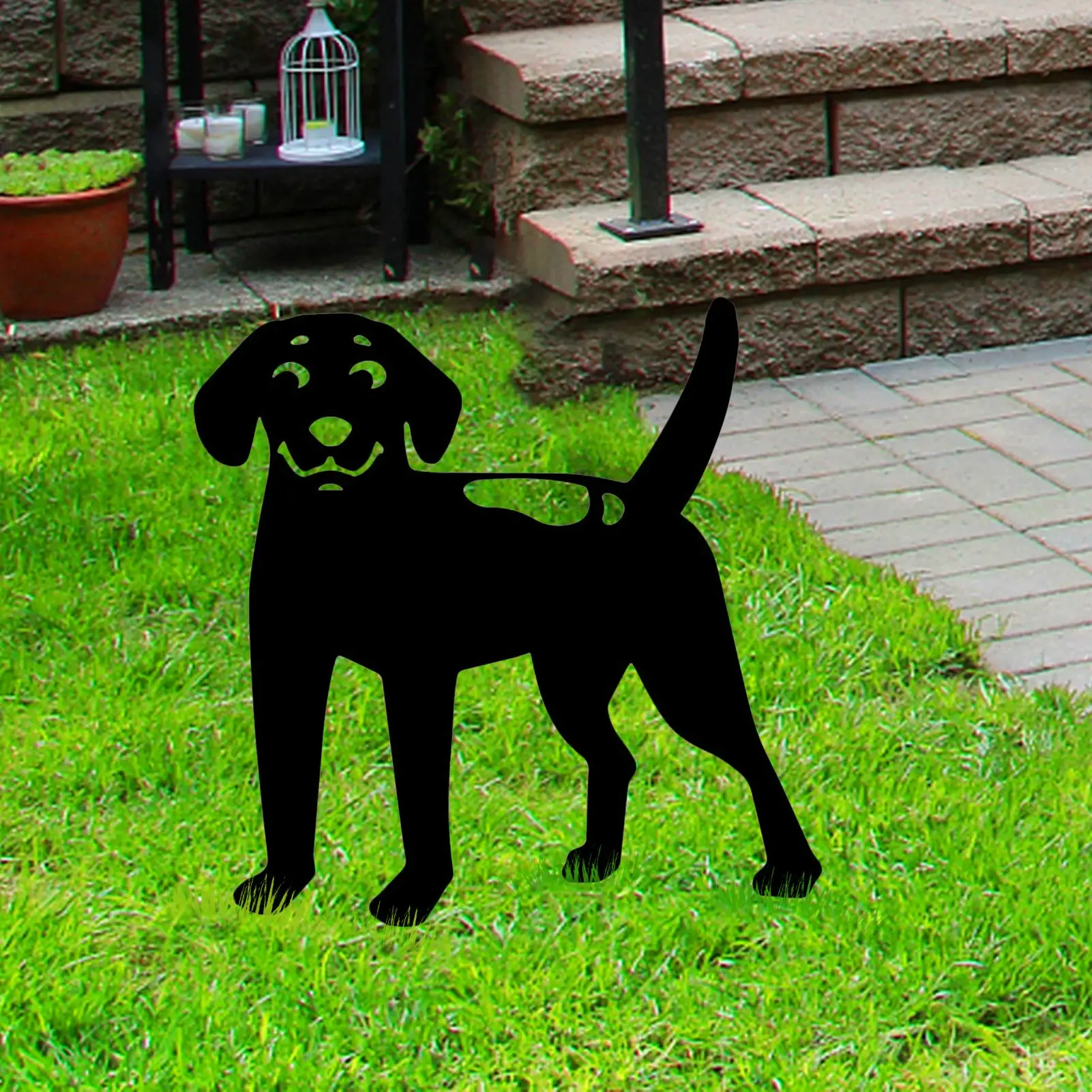 Giftable Yard Art Dog Pup Stake Animal Silhouette Garden Decorations Suitable For Courtyards Backyards Lawns
Giftable Yard Art Dog Pup Stake Animal Silhouette Garden Decorations Suitable For Courtyards Backyards Lawns