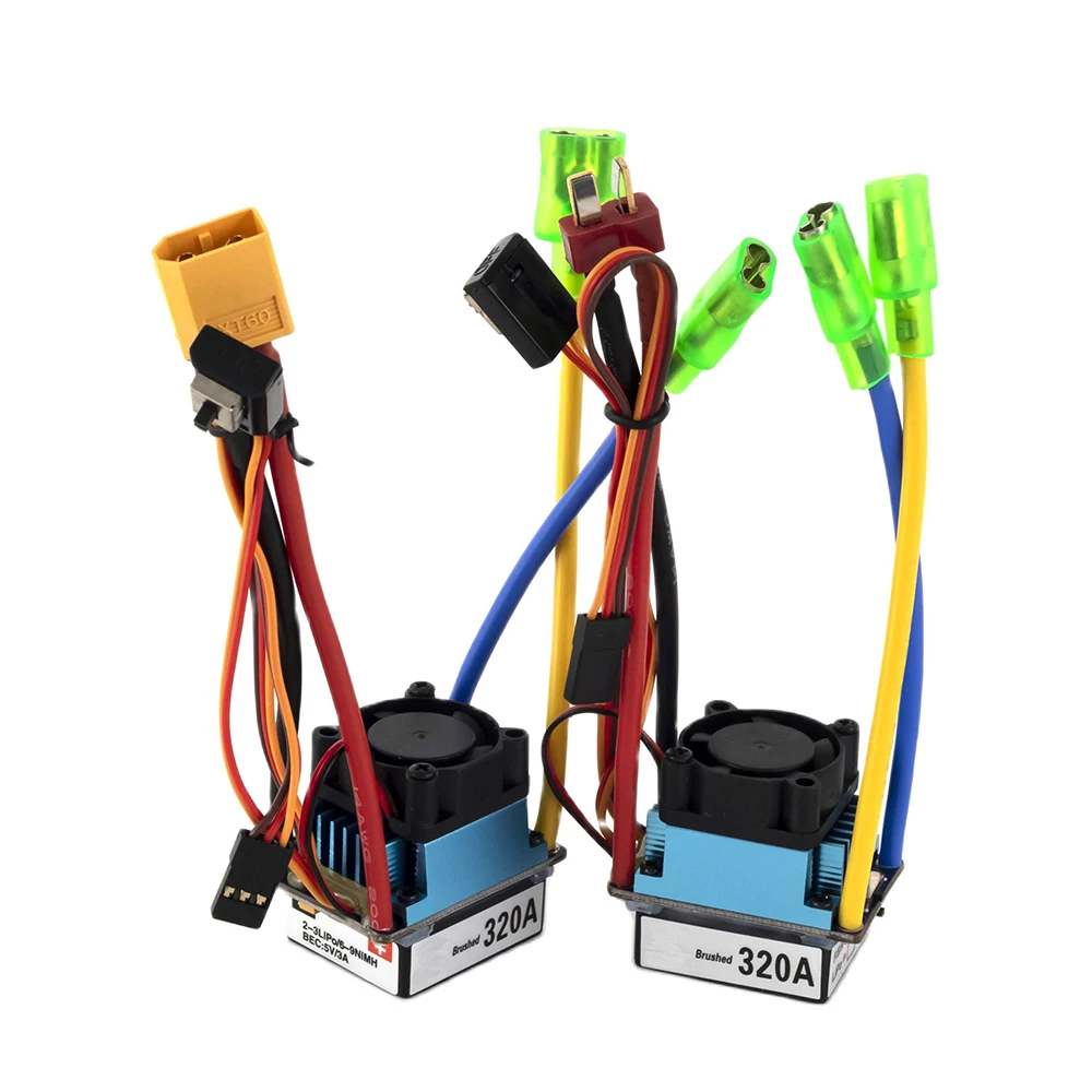 Водонепроницаемый матовый ESC 320A 2S 3S 5V 3A BEC 60A ESC для 1/10 RC Car Boat Truck Monster off-road Car 540 550 motor
Водонепроницаемый матовый ESC 320A 2S 3S 5V 3A BEC 60A ESC для 1/10 RC Car Boat Truck Monster off-road Car 540 550 motor