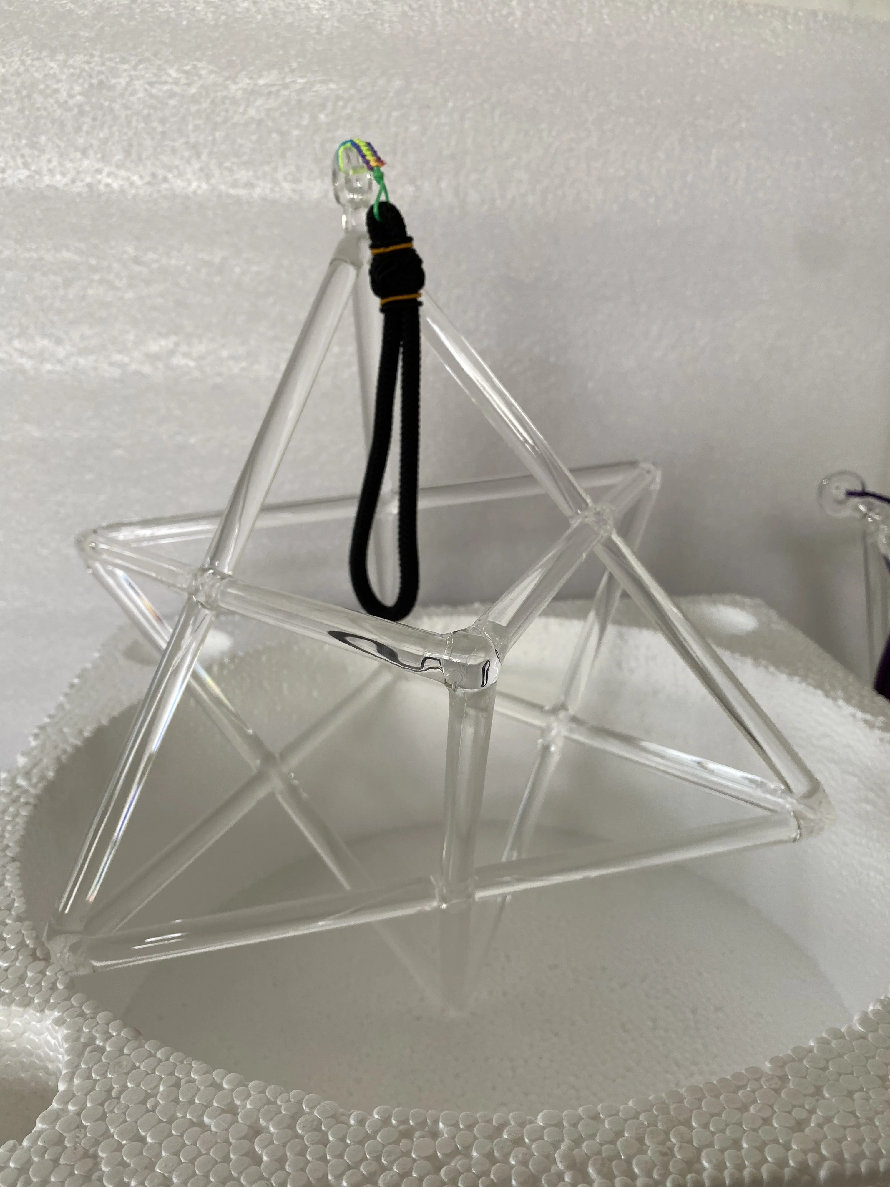 10" clear/transparent Merkaba for sound healing crystal singing instrument with 1pc crystal mallet
10" clear/transparent Merkaba for sound healing crystal singing instrument with 1pc crystal mallet