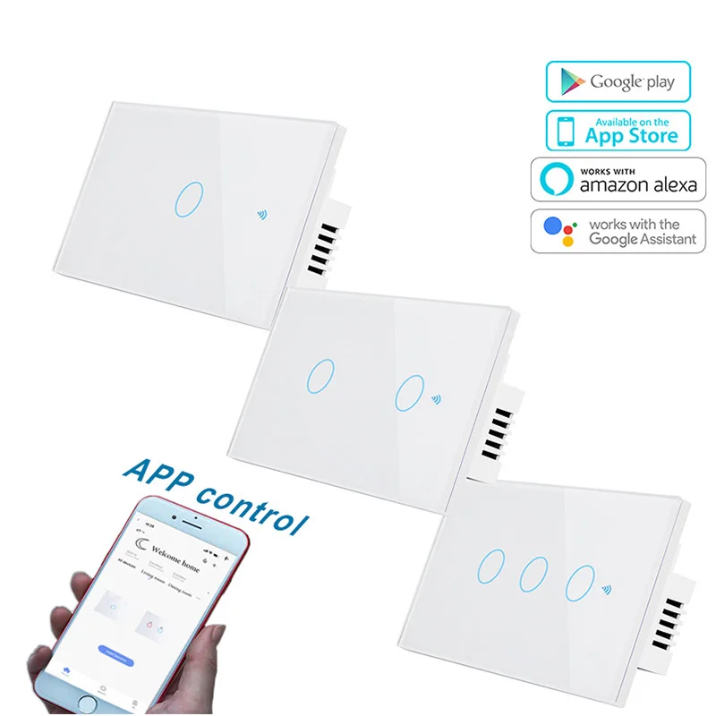 Поддержка приложения smart life remote control WIFI smart touch switch, американский стандарт, 1 \ "2" 3gang светильник switch, 110 В, 220 В переменного тока
Поддержка приложения smart life remote control WIFI smart touch switch, американский стандарт, 1 \ "2" 3gang светильник switch, 110 В, 220 В переменного тока