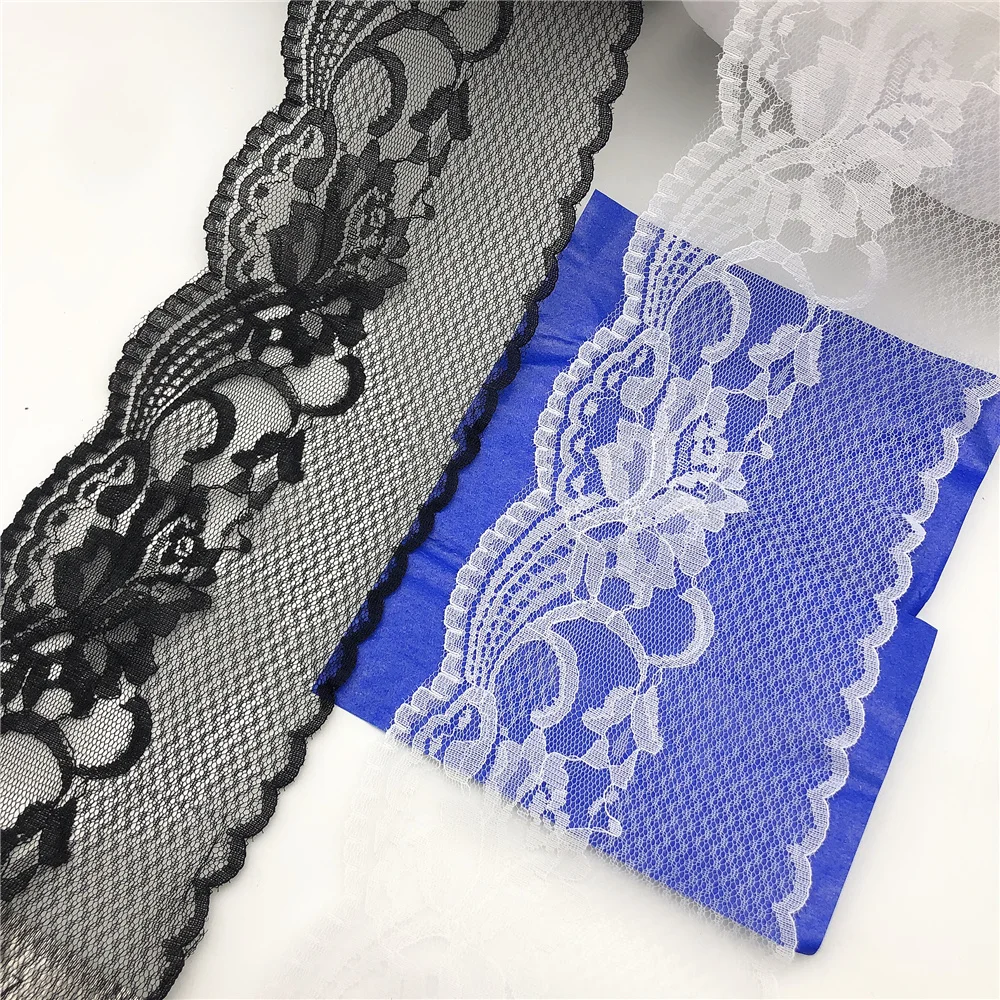 150yard 115mm wide High quality Handicrafts Net Lace Trim Ribbon Flat Lace Trim Gorgeous Wedding Crafts SewingLeiao Craft
150yard 115mm wide High quality Handicrafts Net Lace Trim Ribbon Flat Lace Trim Gorgeous Wedding Crafts SewingLeiao Craft