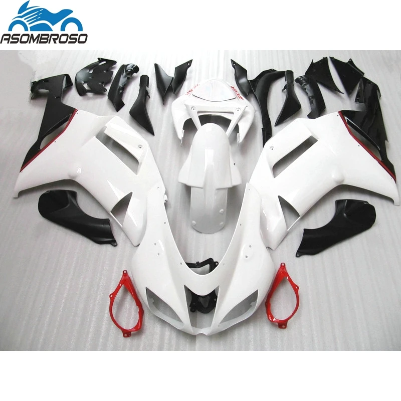 New Arrival Motorcycle parts for Kawasaki Ninja ZX6R fairing kit 2007 2008 white black plastic fairing set zx6r 07 08 GF61
New Arrival Motorcycle parts for Kawasaki Ninja ZX6R fairing kit 2007 2008 white black plastic fairing set zx6r 07 08 GF61