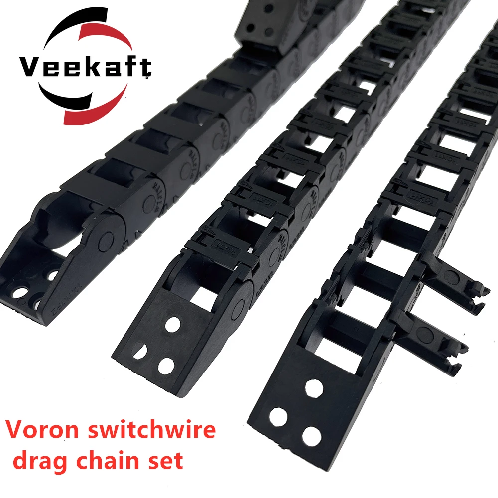 1 компл., кабельная цепь для VORON Switchwire, индивидуальная открытая Тяговая цепь, черная открывающаяся проволочная цепь, детали для 3D-принтера 
1 компл., кабельная цепь для VORON Switchwire, индивидуальная открытая Тяговая цепь, черная открывающаяся проволочная цепь, детали для 3D-принтера