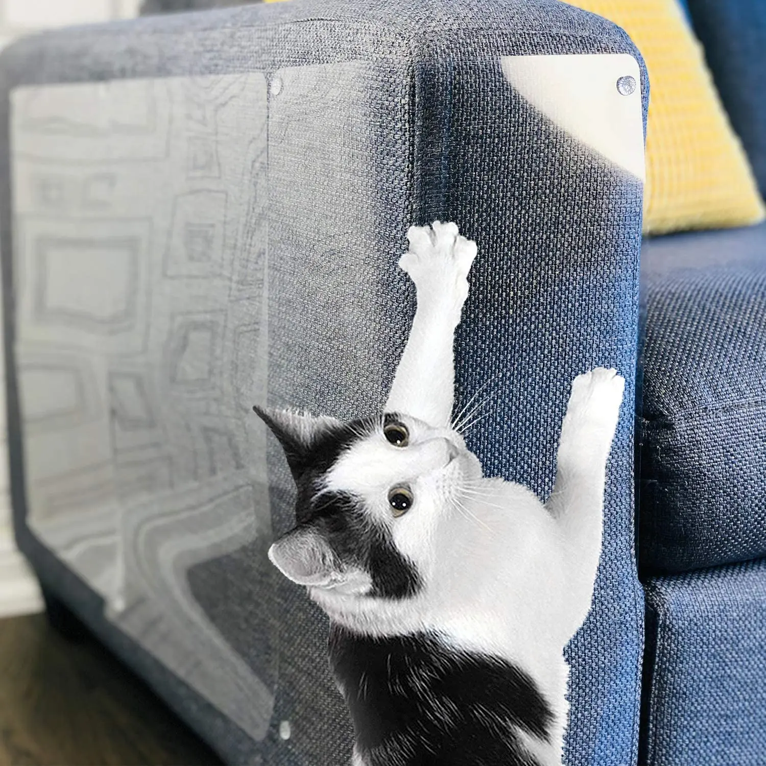 Cat Scratch Deterrent Tape Clear Furniture Protector Adhesive Tape Single Sided Cat Pets Anti Scratch Training Tape
Cat Scratch Deterrent Tape Clear Furniture Protector Adhesive Tape Single Sided Cat Pets Anti Scratch Training Tape