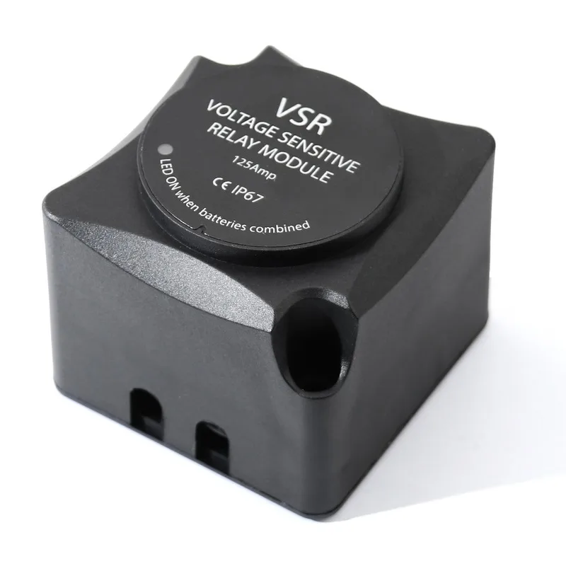 12V 125A Automatic Charging Voltage Sensing Relay (VSR) Dual Battery Isolator VSR For Car Boat RV Motorhome Truck Bus Coach Boat
12V 125A Automatic Charging Voltage Sensing Relay (VSR) Dual Battery Isolator VSR For Car Boat RV Motorhome Truck Bus Coach Boat
