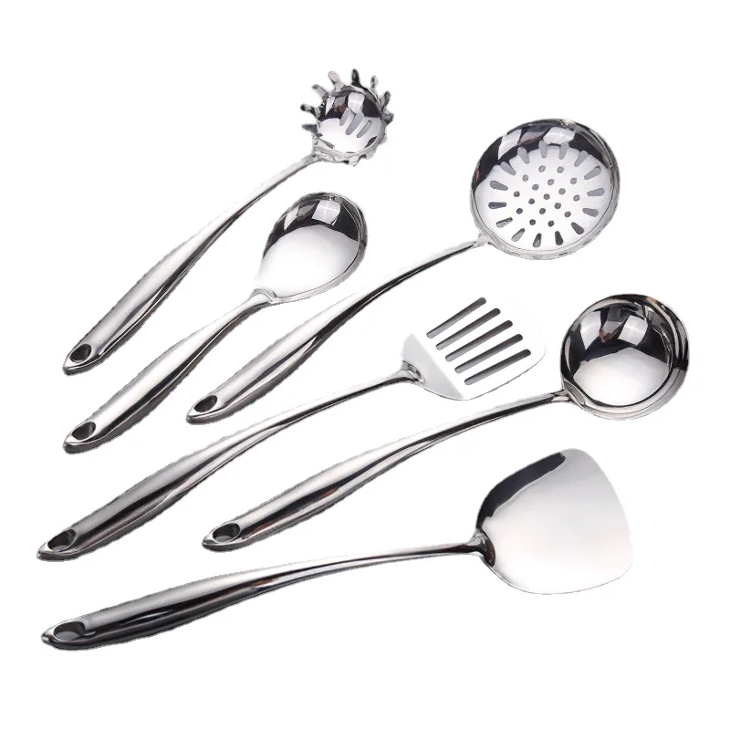 304 Stainless Steel Kitchenware Spatula Rice Soup Spoon Colander Long Handle Thickening Insulation Home Kitchen Supplies Cooking
304 Stainless Steel Kitchenware Spatula Rice Soup Spoon Colander Long Handle Thickening Insulation Home Kitchen Supplies Cooking