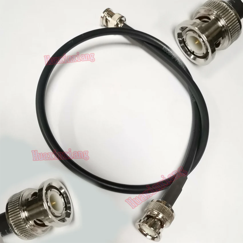 

5PCS/Lot BNC-J To BNC Male Adapter Plug Connector RF Coaxial Extension Pigtail Cable RG58 For CCTV Camera Signal