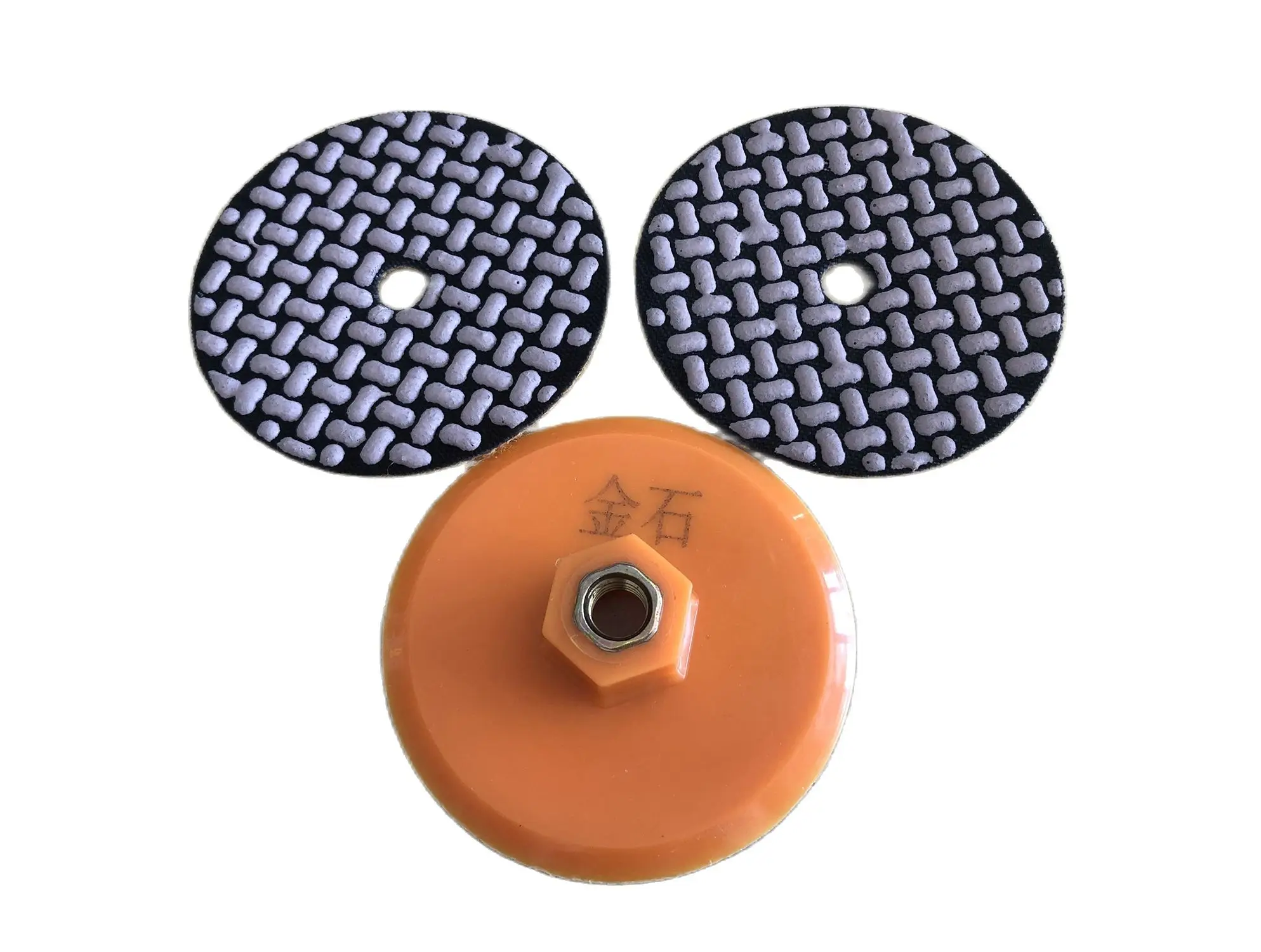 7PCS/Set 3 Inch 80mm Black Dry Diamond Polishing Pads Kit With 1 Backer Pad For Granite Stone Concrete Marble Polishing Sheet
7PCS/Set 3 Inch 80mm Black Dry Diamond Polishing Pads Kit With 1 Backer Pad For Granite Stone Concrete Marble Polishing Sheet