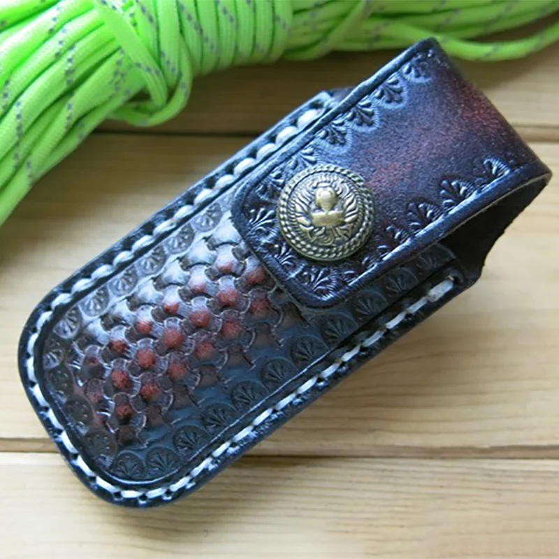 1 pc Vegetable Tanned Leather Folding Pocket Knife Pliers Cowhide Scabbard Sheath Waist Belt Case Snake Skin Pattern Lion Buckle
1 pc Vegetable Tanned Leather Folding Pocket Knife Pliers Cowhide Scabbard Sheath Waist Belt Case Snake Skin Pattern Lion Buckle