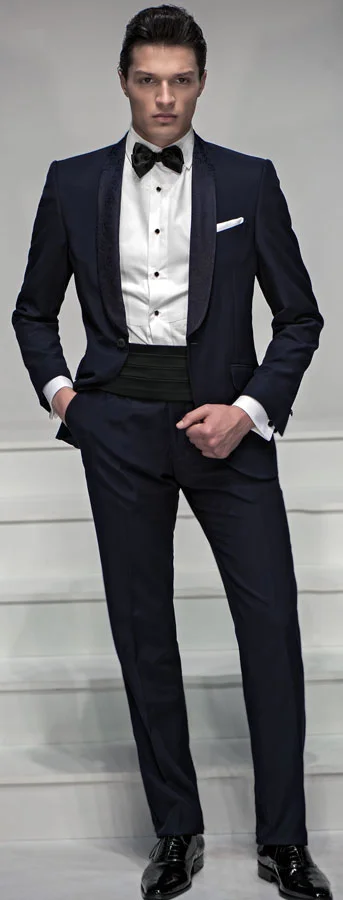 Navy Blue Formal Tuxedos Groom Wedding Suits For Men Elegant Evening Dinner Party Prom Men Suits Slim Fit Costume Homme Mariage 
Navy Blue Formal Tuxedos Groom Wedding Suits For Men Elegant Evening Dinner Party Prom Men Suits Slim Fit Costume Homme Mariage