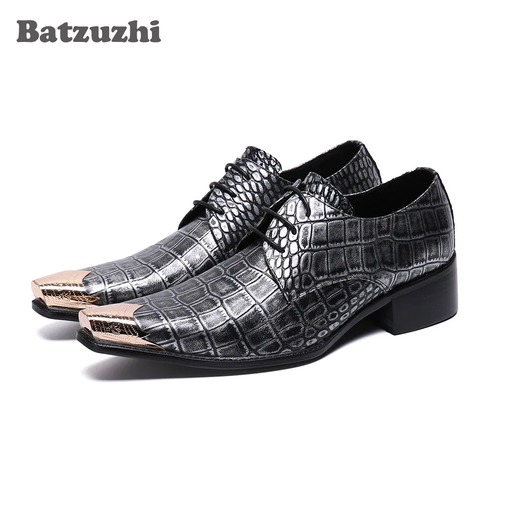 Batzuzhi Fashion Men Shoes Pointed Toe Zapatos Hombre Formal Leather Dress Shoes Oxford Shoes for Men, Sizes US6-US12 Men
Batzuzhi Fashion Men Shoes Pointed Toe Zapatos Hombre Formal Leather Dress Shoes Oxford Shoes for Men, Sizes US6-US12 Men