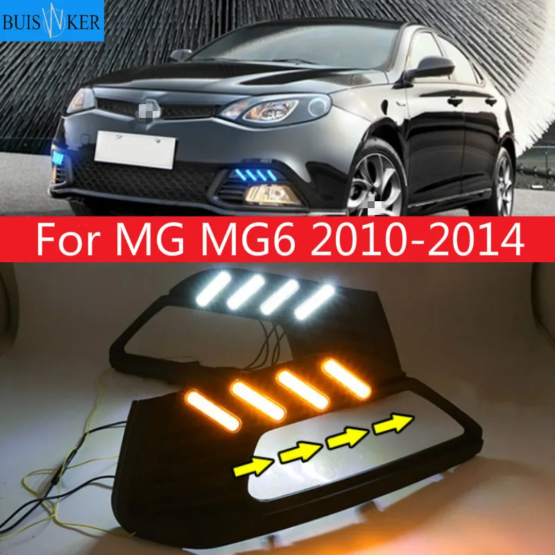 2PCS For MG MG6 2010-2014 White and Yellow Turn Signal Function 12V Car DRL Fog Lamp Decoration LED Daytime Running Light
2PCS For MG MG6 2010-2014 White and Yellow Turn Signal Function 12V Car DRL Fog Lamp Decoration LED Daytime Running Light