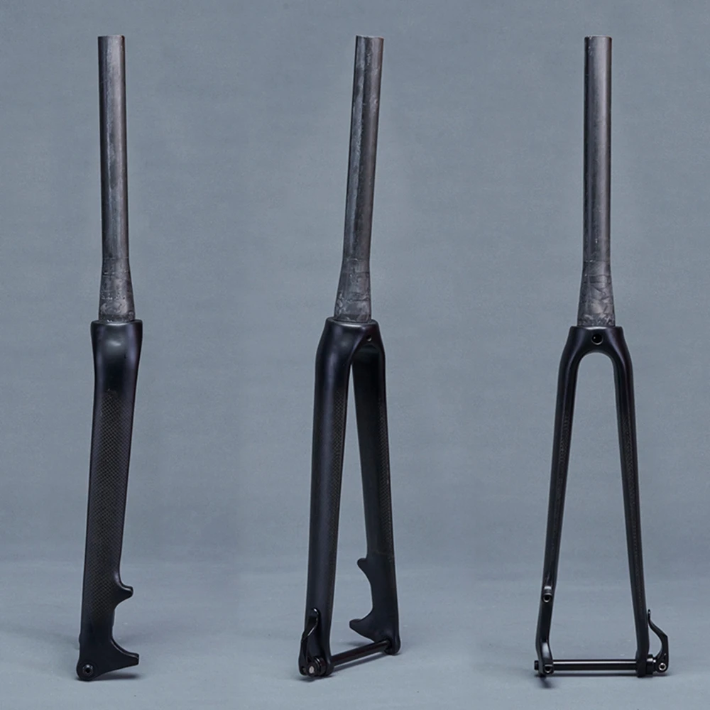 Glossy or Matte 3K Carbon Fiber Fork Bike Road Bicycle Front Fork 700C Thru Axle 12*100mm Disc Brake Tapered Tube Cycling Parts
Glossy or Matte 3K Carbon Fiber Fork Bike Road Bicycle Front Fork 700C Thru Axle 12*100mm Disc Brake Tapered Tube Cycling Parts