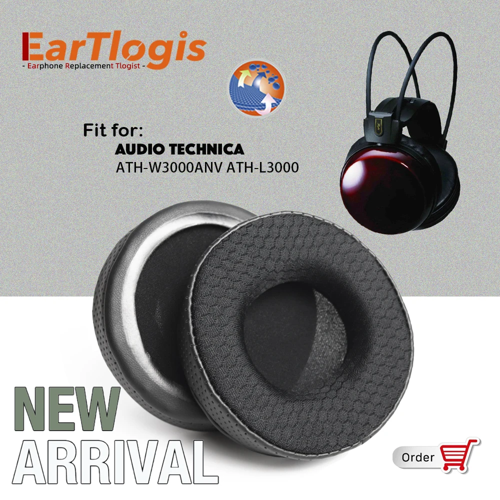 EarTlogis New Arrival Replacement Ear Pads for ATH-W3000ANV ATH-L3000 W3000 ANV Headset Earmuff Cover Cushions Earpads
EarTlogis New Arrival Replacement Ear Pads for ATH-W3000ANV ATH-L3000 W3000 ANV Headset Earmuff Cover Cushions Earpads