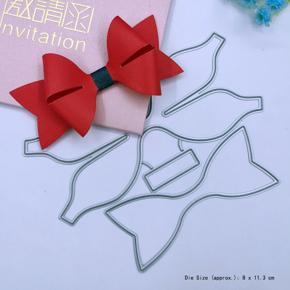 Bow Die Metal Cutting Dies Scrapbooking for Card Making Photo Album Decor Slimline Dies Stencil Mold
Bow Die Metal Cutting Dies Scrapbooking for Card Making Photo Album Decor Slimline Dies Stencil Mold