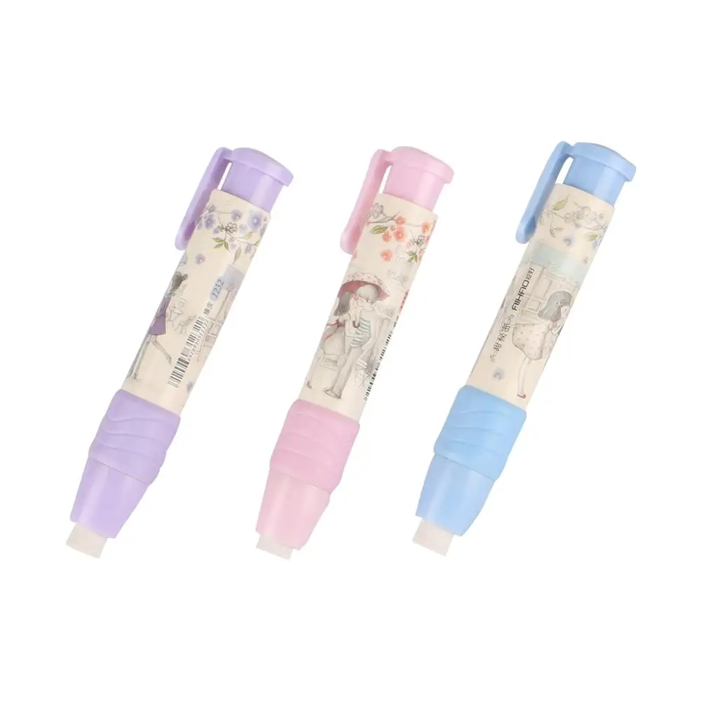 Pen Shaped Automatic Eraser Removable Combination Cute Style Eraser Student School Supplies Children Gift Student Stationery 1Pc
Pen Shaped Automatic Eraser Removable Combination Cute Style Eraser Student School Supplies Children Gift Student Stationery 1Pc