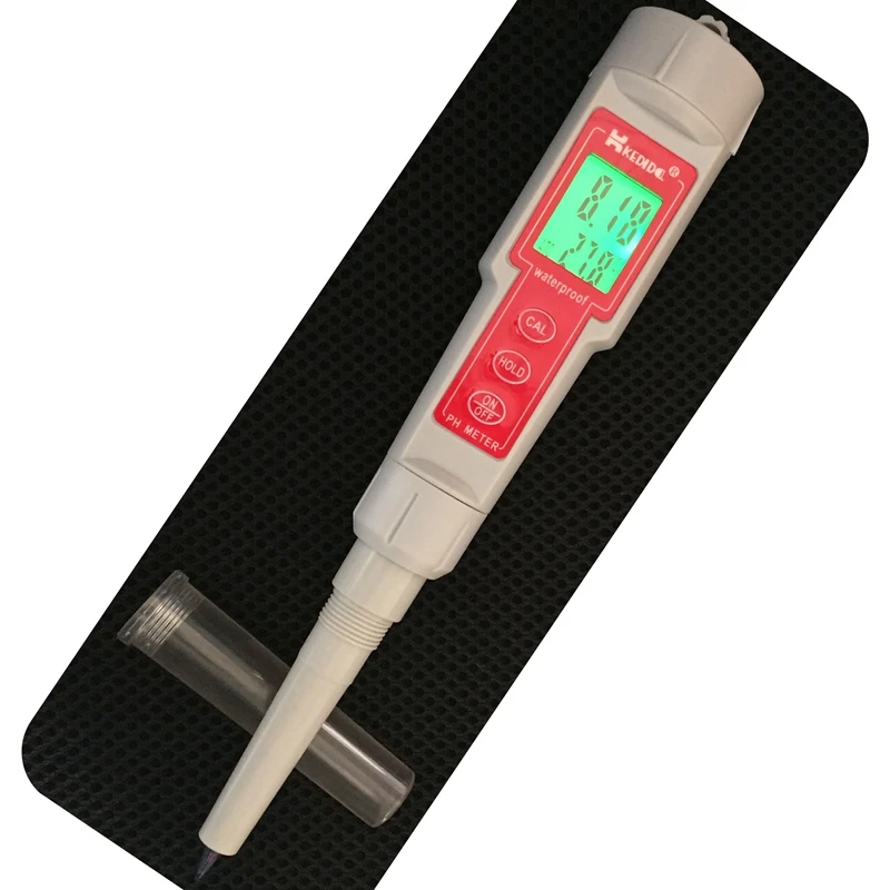 Kedida CT6025 Digital Waterproof Type pH Meter for Wet Soil Acidity Cream Food Meat Dough Liquid Water ATC Ph Temp Value Tester
Kedida CT6025 Digital Waterproof Type pH Meter for Wet Soil Acidity Cream Food Meat Dough Liquid Water ATC Ph Temp Value Tester