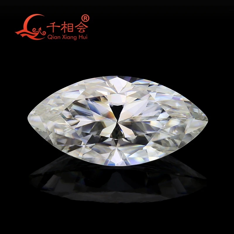 DF GH Quality White Color Marquise Shape Moissanite Diamond Cut Loose Gem Stone for Jewelry Making
DF GH Quality White Color Marquise Shape Moissanite Diamond Cut Loose Gem Stone for Jewelry Making
