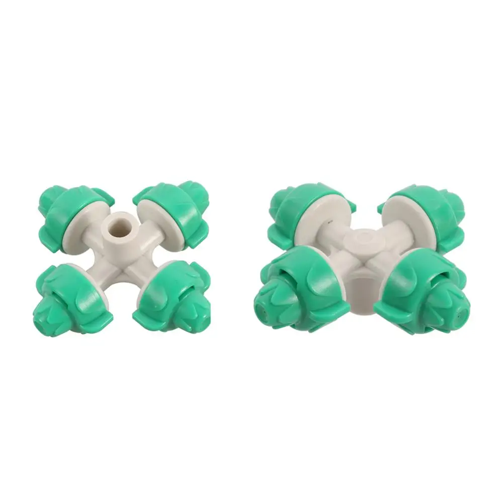40 Pcs Garden 6mm Cross Atomizing Micro-nozzles 0.5mm Spray Hole Cooling Dust Removal Disinfection Irrigation Nozzles
40 Pcs Garden 6mm Cross Atomizing Micro-nozzles 0.5mm Spray Hole Cooling Dust Removal Disinfection Irrigation Nozzles