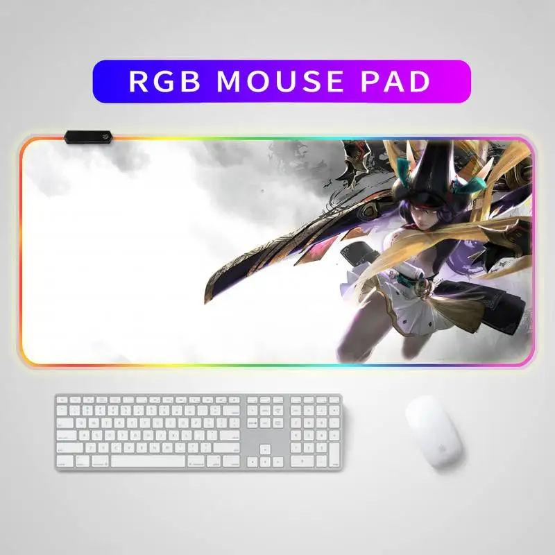New martial arts game Naraka blade game mouse anime RGB mouse pad gamer keyboard mouse pad laptop LED mouse pad LOL
New martial arts game Naraka blade game mouse anime RGB mouse pad gamer keyboard mouse pad laptop LED mouse pad LOL