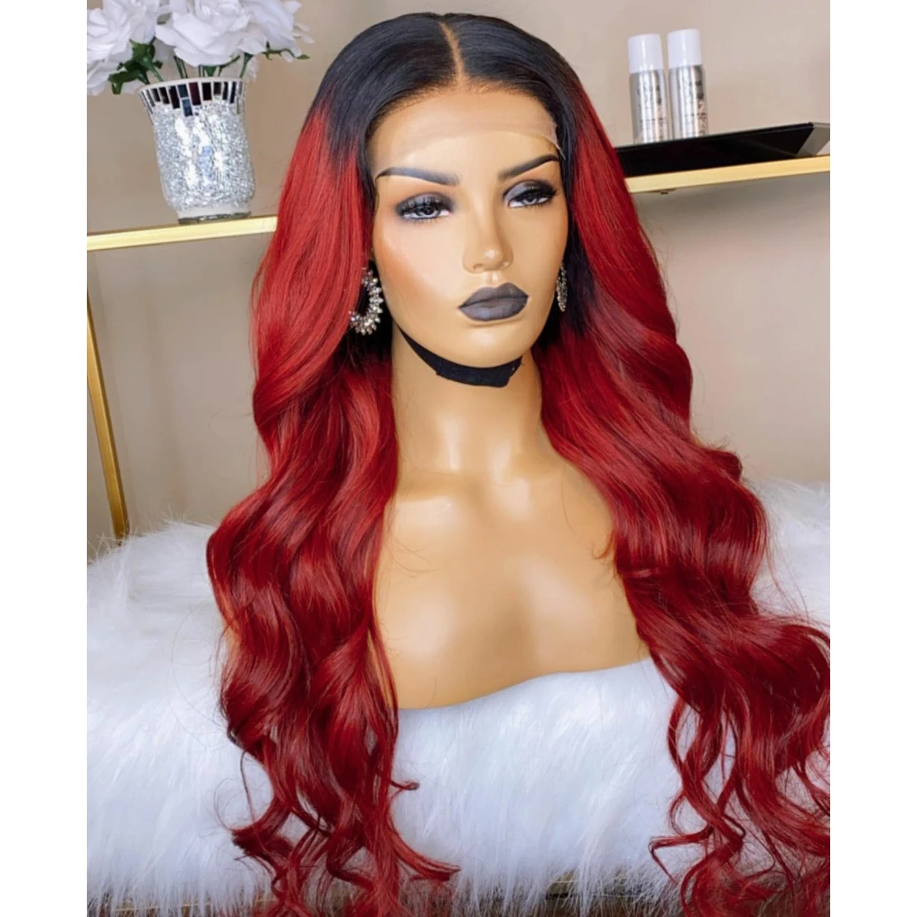 Omber Red Dark Hairline Human Remy Hair Lace Frontal Wig With Baby Hair Preplucked Glueless Lace Wig For Women
Omber Red Dark Hairline Human Remy Hair Lace Frontal Wig With Baby Hair Preplucked Glueless Lace Wig For Women