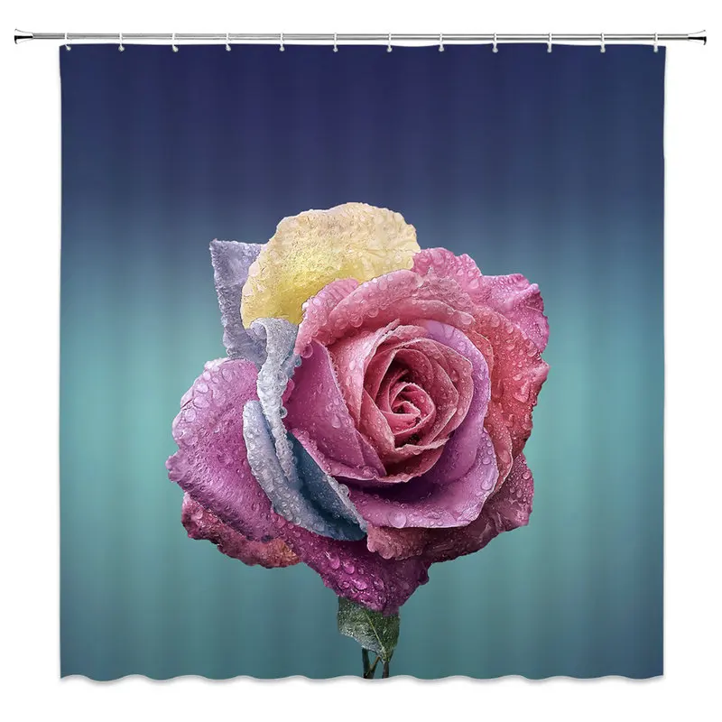 Creative Rose Flowers Scenery Shower Curtains Bath Curtain Waterproof Bathroom Home Decor Washable Fabric Bathroom Screens
Creative Rose Flowers Scenery Shower Curtains Bath Curtain Waterproof Bathroom Home Decor Washable Fabric Bathroom Screens