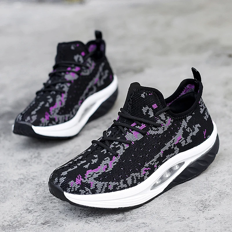 Brand Women Sport Shoes Thick Sole Shoes Flying Weave Platform Shoes Ladies Toning Shoes Wedge Sneakers Breathable Rocking Shoes
Brand Women Sport Shoes Thick Sole Shoes Flying Weave Platform Shoes Ladies Toning Shoes Wedge Sneakers Breathable Rocking Shoes