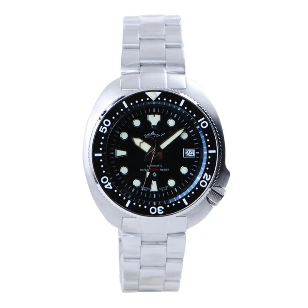 HEIMDALLR sport mens dving watches,men automatic wrist watch 200m waterproof self wind mechanical wristwatch C3 luminous clock
HEIMDALLR sport mens dving watches,men automatic wrist watch 200m waterproof self wind mechanical wristwatch C3 luminous clock