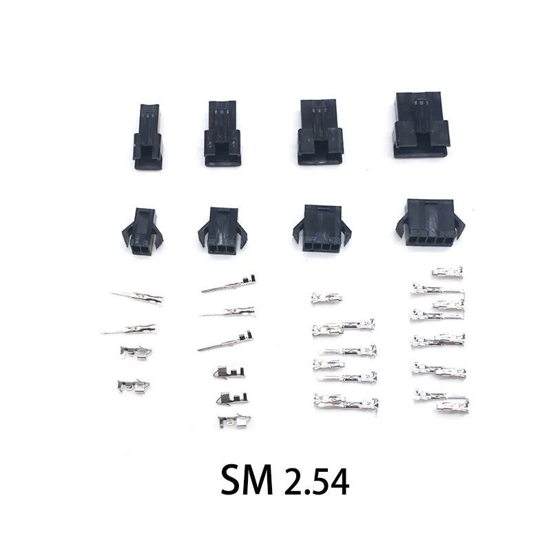 100set SM2.54mm 2p3p4p5p Female and Male Housing Splice Terminals Jack Connector AWG 28-22 SM-2P SM-2R JST Wire Adapter Blocks
100set SM2.54mm 2p3p4p5p Female and Male Housing Splice Terminals Jack Connector AWG 28-22 SM-2P SM-2R JST Wire Adapter Blocks