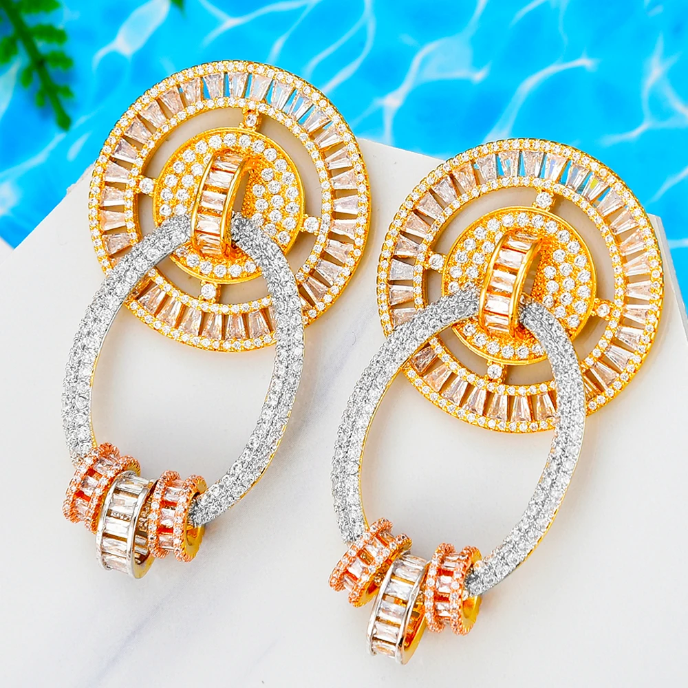 GODKI 2024 Charms Round Circle Drop Earrings For Wommen Wedding DUBAI Bridal Earrings Statement Earrings Ear Candy Jewelry
GODKI 2024 Charms Round Circle Drop Earrings For Wommen Wedding DUBAI Bridal Earrings Statement Earrings Ear Candy Jewelry