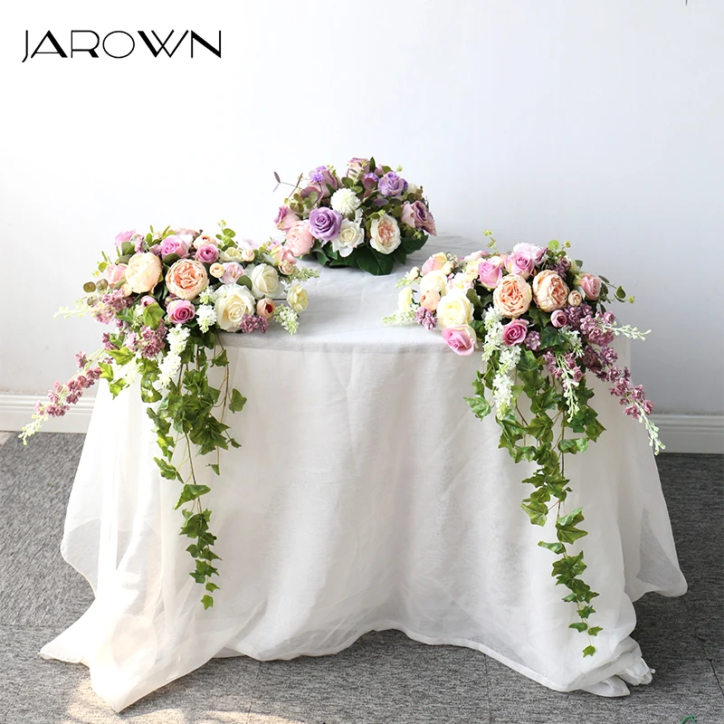 JAROWN Wedding Table Flower Centerpiece Floral Party Banquet Decor Hanging Flower Vine Table Setting Artificial Corner Flowers
JAROWN Wedding Table Flower Centerpiece Floral Party Banquet Decor Hanging Flower Vine Table Setting Artificial Corner Flowers