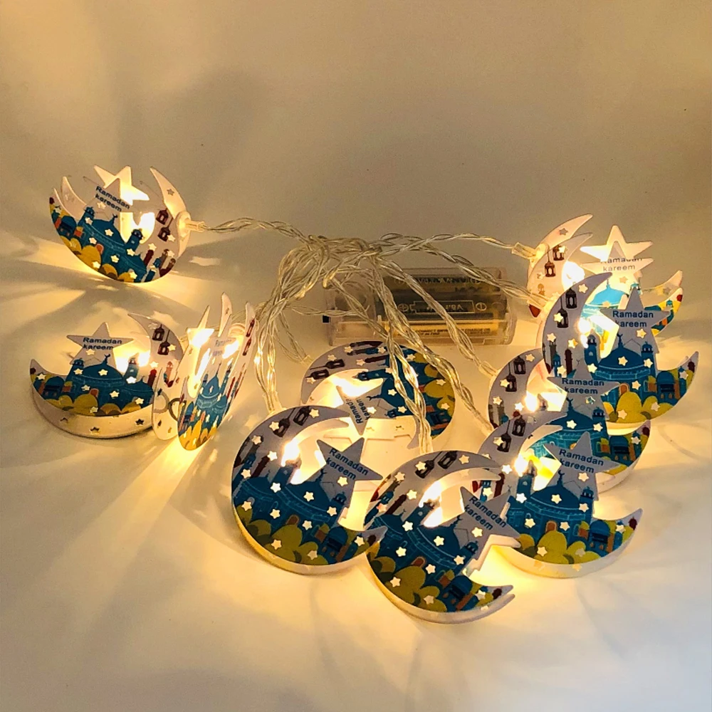 Moon Star Led String Lights USB / Battery Powered Ramadan Decoration Muslim Fairy Light Lamp
Moon Star Led String Lights USB / Battery Powered Ramadan Decoration Muslim Fairy Light Lamp