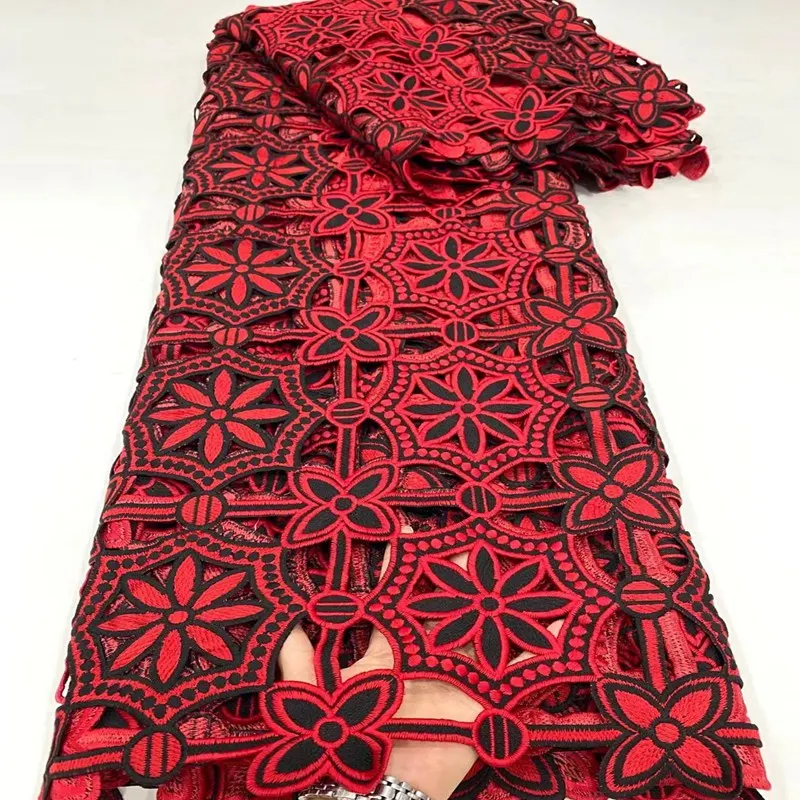 African Newest Guipure Cord Lace Fabric 2021 African Lace Fabric Water Soluble Cord Laces For Nigerian Party Dress ML8556
African Newest Guipure Cord Lace Fabric 2021 African Lace Fabric Water Soluble Cord Laces For Nigerian Party Dress ML8556