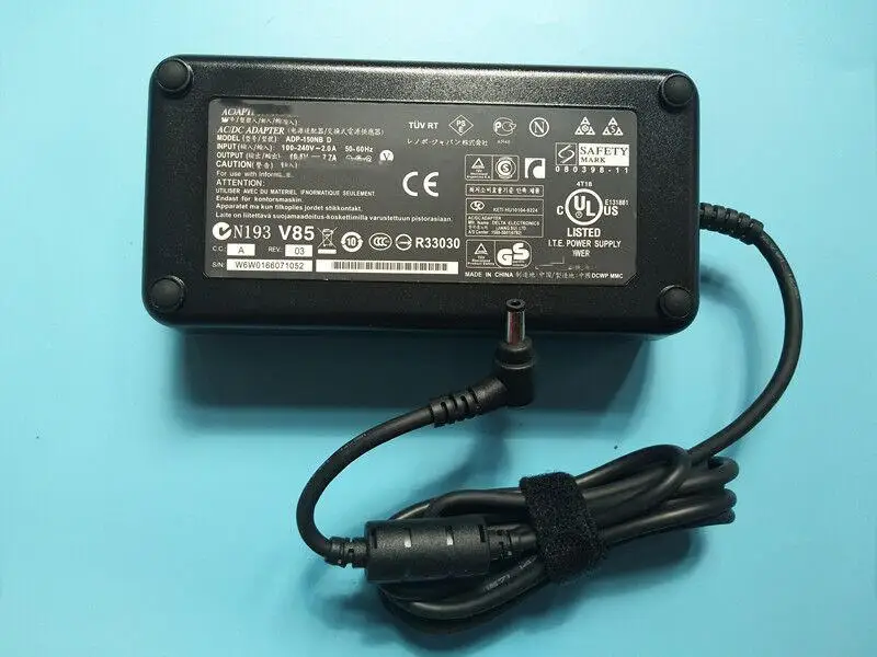 Зарядное устройство для ноутбука Asus 150 Вт 19,5 в 5,5 а 2,5 * мм, адаптер переменного тока, зарядное устройство для ASUS G72G G73Y G53S G53SW G53SX, зарядное устройство для ноутбука
Зарядное устройство для ноутбука Asus 150 Вт 19,5 в 5,5 а 2,5 * мм, адаптер переменного тока, зарядное устройство для ASUS G72G G73Y G53S G53SW G53SX, зарядное устройство для ноутбука