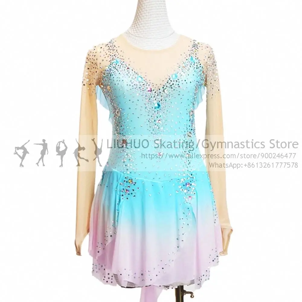 Ice Skating Dresses For Children Graceful Elegant New Brand Figure Skating Dresses For Competition
Ice Skating Dresses For Children Graceful Elegant New Brand Figure Skating Dresses For Competition