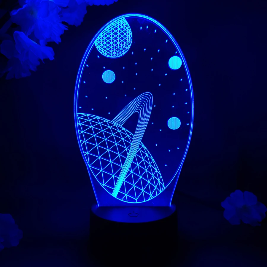 Planet 3D Hologram Nightlight Galaxy Lamp Cool Christmas Gift for Kids Child Bedroom Night Light Colorful RGB Flashing Desk Dec
Planet 3D Hologram Nightlight Galaxy Lamp Cool Christmas Gift for Kids Child Bedroom Night Light Colorful RGB Flashing Desk Dec