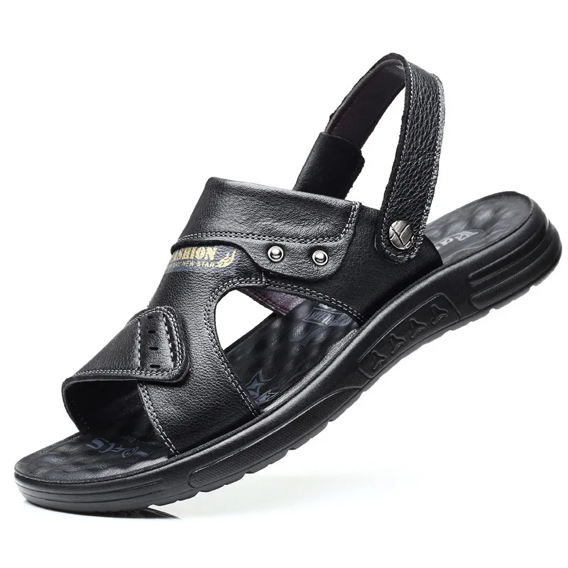 Classic Men Shoes Summer Men's Sandals Beach Shoes Genuine Leather New Outdoor Walking Comfortable Soft Anti-Slippery Large Size
Classic Men Shoes Summer Men's Sandals Beach Shoes Genuine Leather New Outdoor Walking Comfortable Soft Anti-Slippery Large Size
