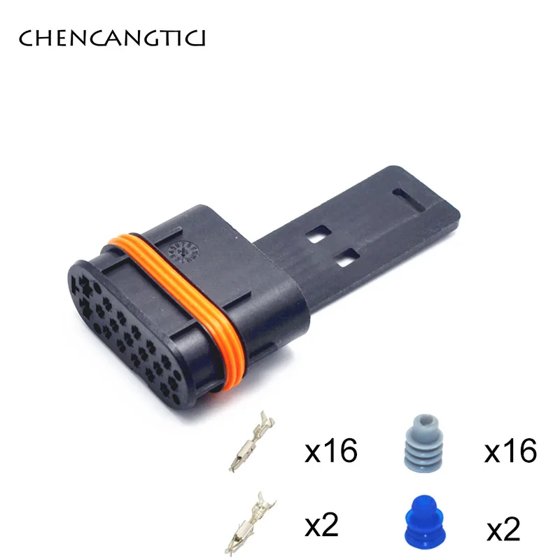 1 Set 18 Pin Sealed Female Wire Harness Automotive Electrical Connector Plug With Terminals Long Socket 9002862E
1 Set 18 Pin Sealed Female Wire Harness Automotive Electrical Connector Plug With Terminals Long Socket 9002862E