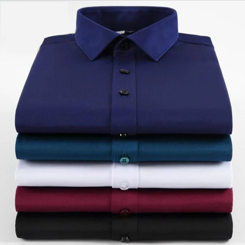Мужская однотонная деловая рубашка размера плюс 3xl 4xl 5XL 6XL 7XL 8xl, модная Повседневная тонкая белая рубашка с длинным рукавом, Мужская брендовая одежда
Мужская однотонная деловая рубашка размера плюс 3xl 4xl 5XL 6XL 7XL 8xl, модная Повседневная тонкая белая рубашка с длинным рукавом, Мужская брендовая одежда