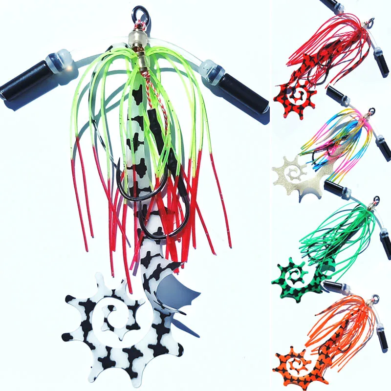 50pcs Size 15# Snapper skirt Silicone Skirt with bell Rubber jig skirt hooks Assist hook jigging hook sea fishing hook Jig head
50pcs Size 15# Snapper skirt Silicone Skirt with bell Rubber jig skirt hooks Assist hook jigging hook sea fishing hook Jig head