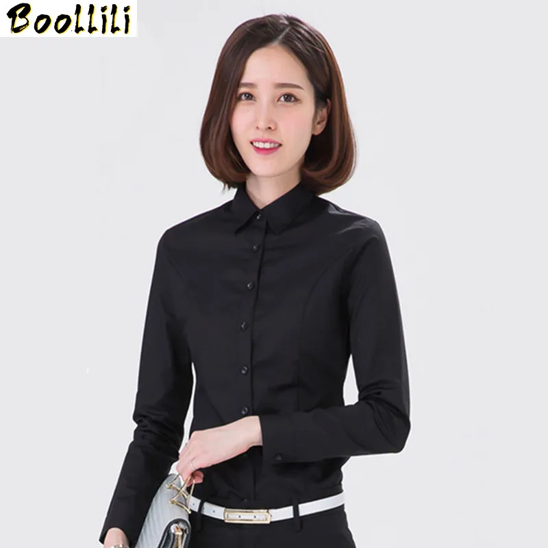 2023 Fashion Boollili Autumn Winter Black Shirt Women Long-Sleeve Thick Slim Workwear OL Shirts Femme Plus Size Tops 5XL
2023 Fashion Boollili Autumn Winter Black Shirt Women Long-Sleeve Thick Slim Workwear OL Shirts Femme Plus Size Tops 5XL