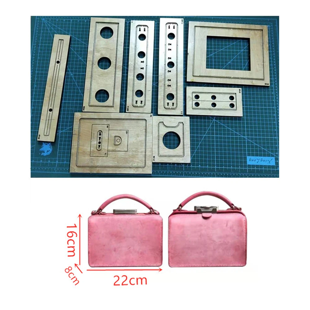 Wood Mold Small Bag Laser Mold Handmade Die Cut Decorative Cutting Mold Wood Dies For Leather Crafts Die Cutting Machines
Wood Mold Small Bag Laser Mold Handmade Die Cut Decorative Cutting Mold Wood Dies For Leather Crafts Die Cutting Machines