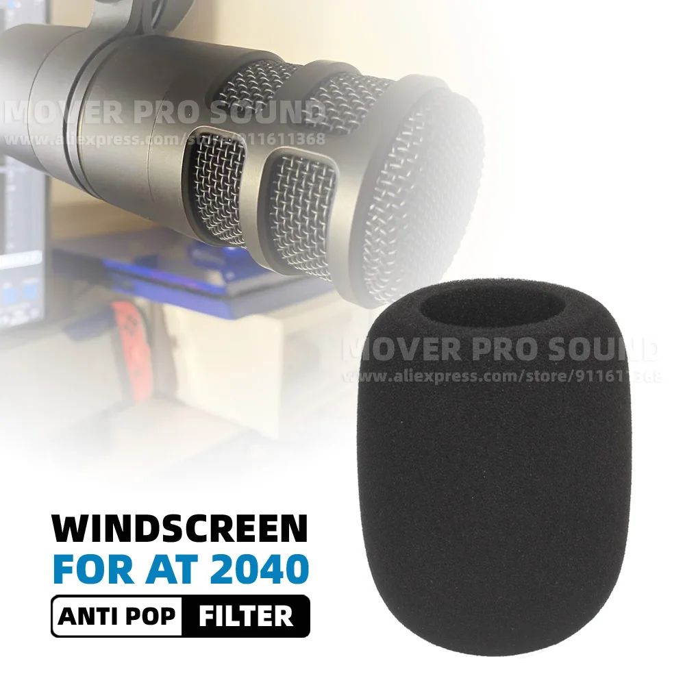 Windshield Mic Cover Sponge Anti Pop Filter Windscreen For AUDIO TECHNICA AT2040 AT 2040 Dynamic Microphone Windproof Shield
Windshield Mic Cover Sponge Anti Pop Filter Windscreen For AUDIO TECHNICA AT2040 AT 2040 Dynamic Microphone Windproof Shield