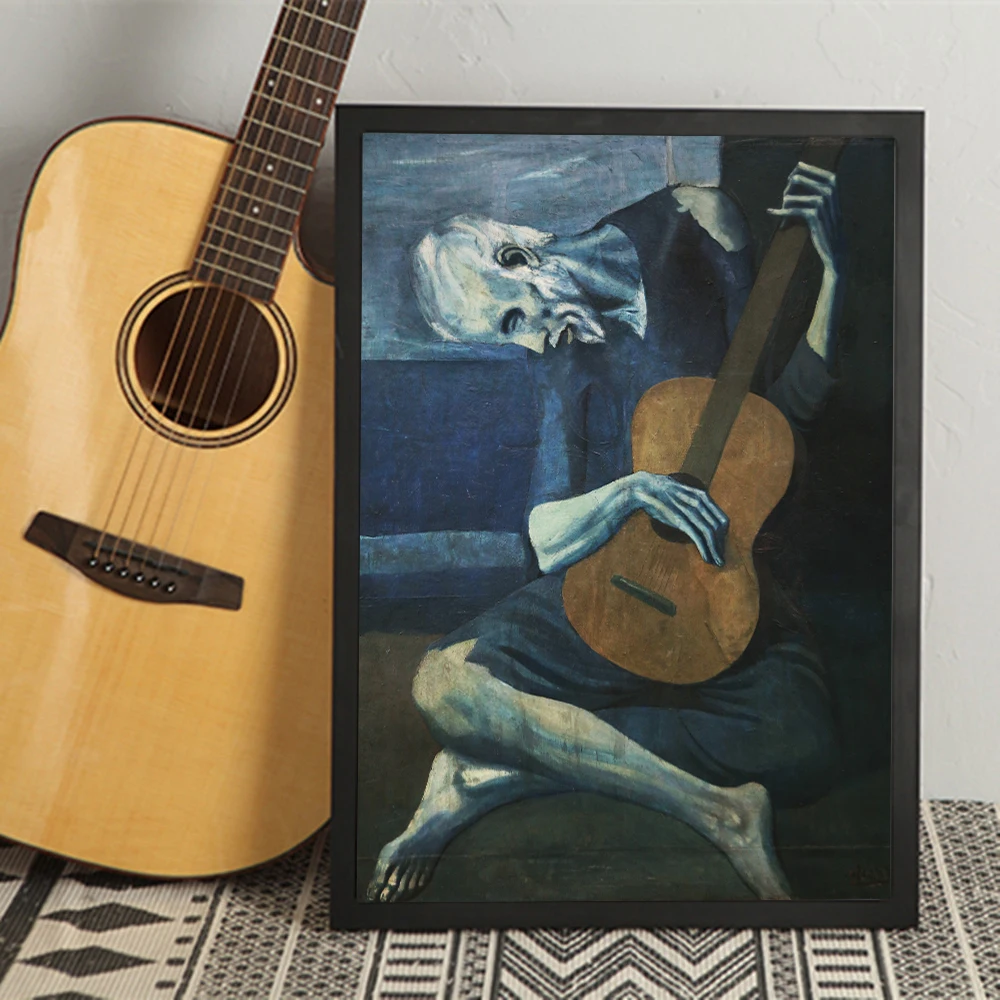 The Old Guitarist by Pablo Picasso Wall Art Canvas Painting Poster For Home Decor Posters And Prints Decorative Pictures
The Old Guitarist by Pablo Picasso Wall Art Canvas Painting Poster For Home Decor Posters And Prints Decorative Pictures