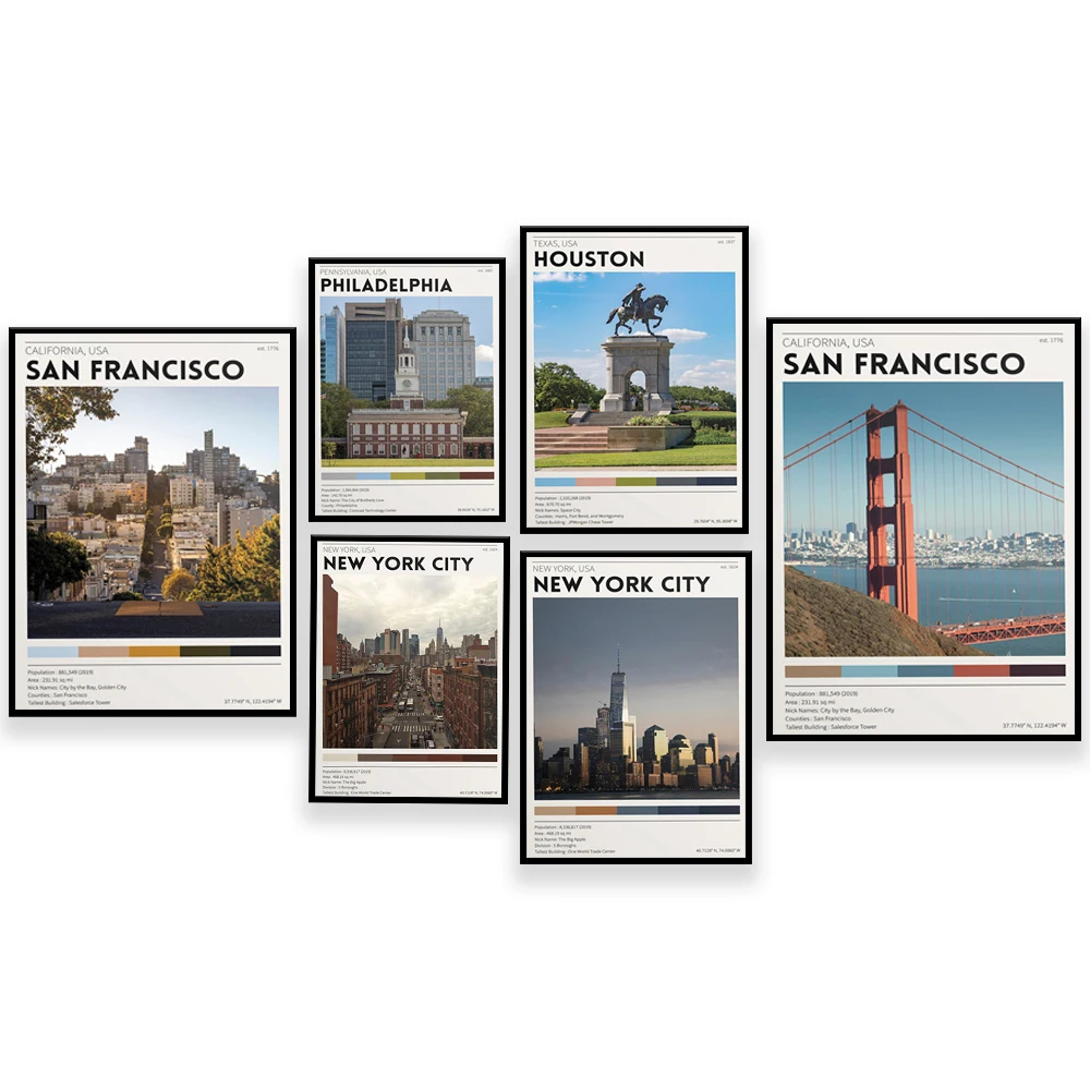 Retro city posters in Houston, Texas, Washington DC, Atlanta, Georgia, Miami, Florida, Los Angeles, Houston, Texas, Philadelphia
Retro city posters in Houston, Texas, Washington DC, Atlanta, Georgia, Miami, Florida, Los Angeles, Houston, Texas, Philadelphia