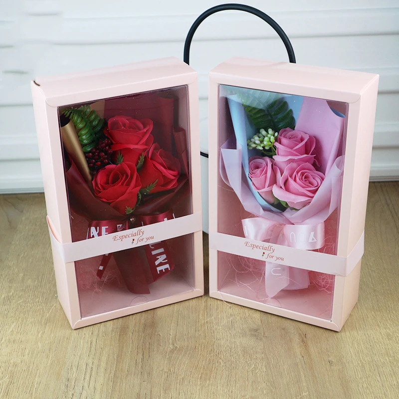 Soap Rose Flower Gift Box for Valentine's Day, Christmas Gift Boxes, Craft Soap Roses, Artificial Flowers Bouquet
Soap Rose Flower Gift Box for Valentine's Day, Christmas Gift Boxes, Craft Soap Roses, Artificial Flowers Bouquet